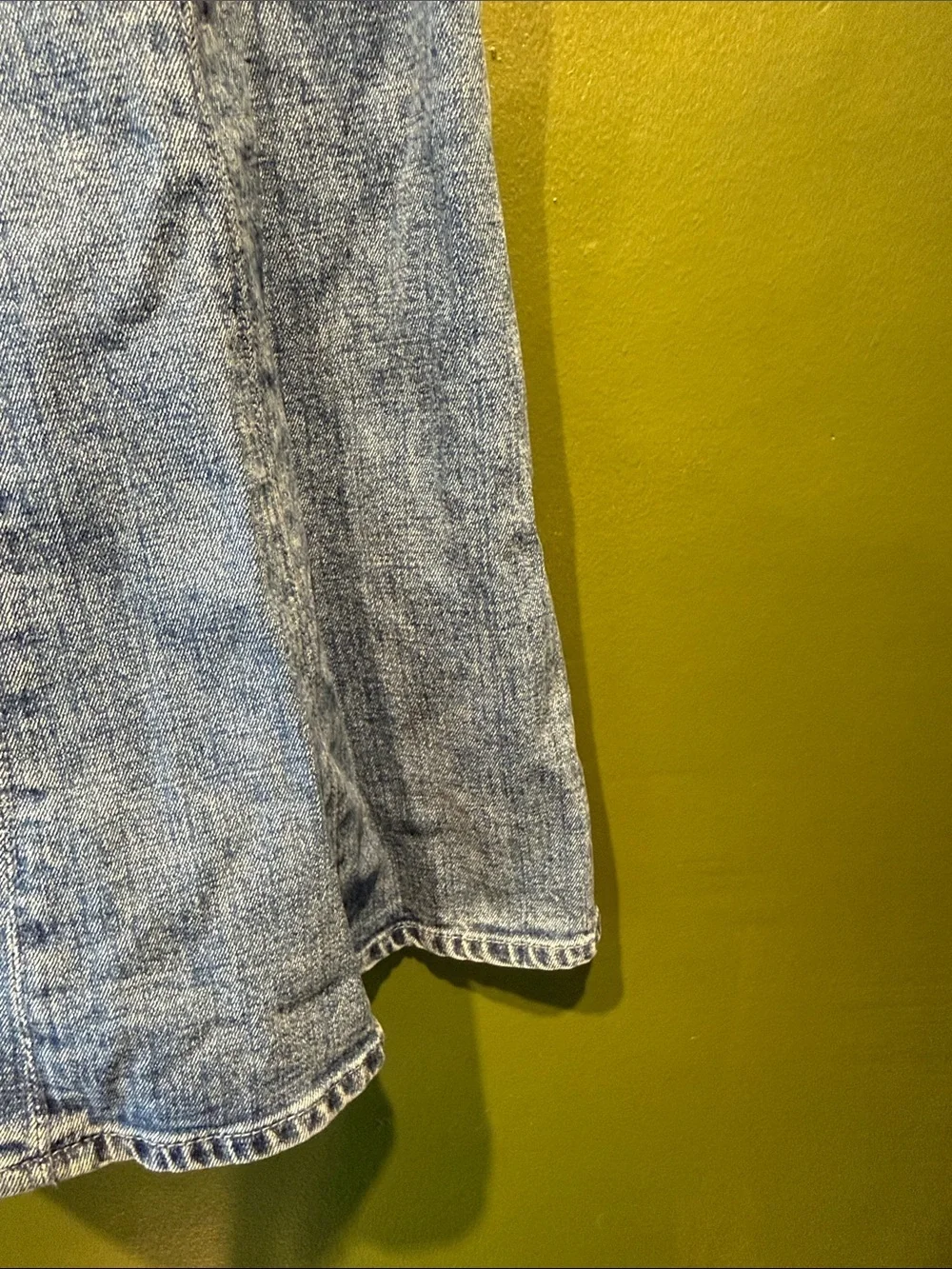Abercrombie and Fitch Mila Light Wash Denim Dress - Picture 5 of 6